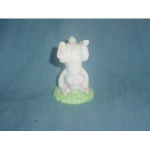  Porcelain Bunny doing Headstand Figurine 