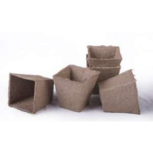  21 NEW Square Jiffy Peat Pots Size 3x3 ~ Pots Are 3 Inch 