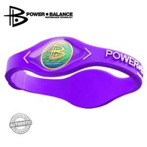  Power Balance Techology Bracelet (Purple/White Lettering 