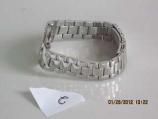 Skagen Denmark 347SSX Womens Silver Crystal Stainless Steel Bracelet 