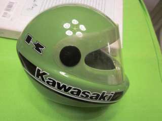 Vintage Kawasaki Helmet Ashtray Green Race Unique  