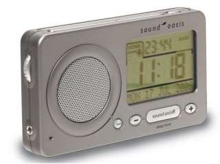 Sound Oasis Travel S 850 Sleep Machine System Alarm Clock 18 Therapy 