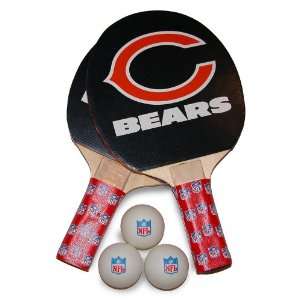  NFL Chicago Bears Table Tennis Racket And Ball Set Sports 