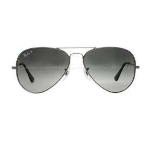 Brandname Ray Ban RB8041 086/M3 Polarized Aviator Titanium Sunglasses 