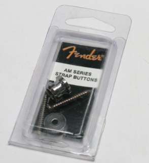 New FENDER American Standard Strap Buttons, CHROME  