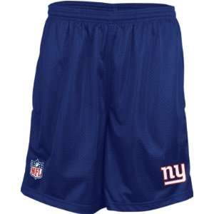  New York Giants Blue Youth Coaches Mesh Shorts