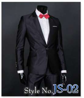 jeje Mens slim Suit Tuxedo various Style&Color (JS)  