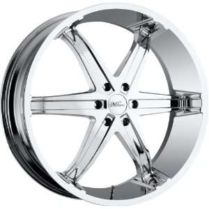   Milanni Kool Whip 6 5x120.65 5x4.75 0mm Chrome Wheels Rims Inch 26