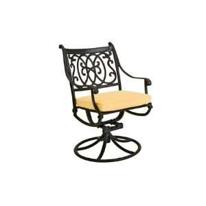   Arm Swivel Rocker Patio Dining Chair Cherry Patio, Lawn & Garden