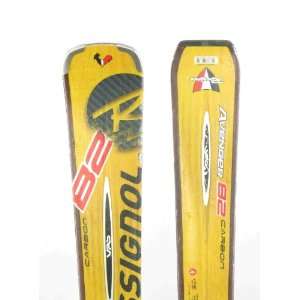 Used Rossignol Avenger 82 Carbon Snow Ski 177cm C Chips/nicks  