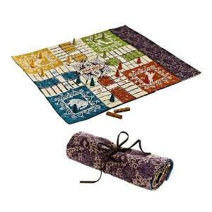  Pachisi Classic Family Game with Batik Printed Cloth 