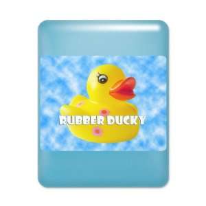  iPad Case Light Blue Rubber Ducky Girl HD 