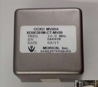 OEM OCXO MV89A XO00281M CT MV89 10.0 MHZ Morion Double oven ultra 
