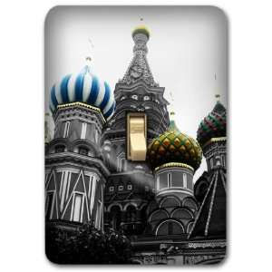  St Basils Cathedral Moscow Metal Light Switch Plate Cover 