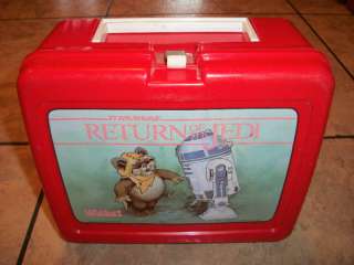 1983 STAR WARS  RETURN OF THE JEDI   PLASTIC LUNCHBOX  