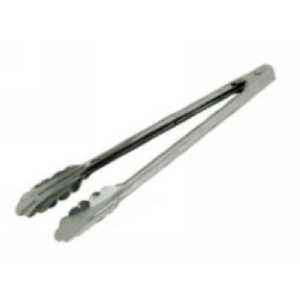 Tong 12in   Heavy Duty SS Spring Tongs stainless  NEW 755576009628 
