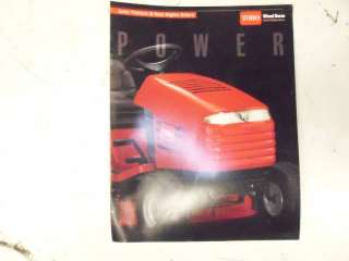 Wheel Horse 1996 Toro Tractors Sales Catalog Classic  