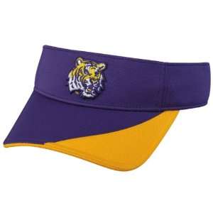  NCAA College ADULT LSU Tigers Purple/Gold VISOR Adjustable 