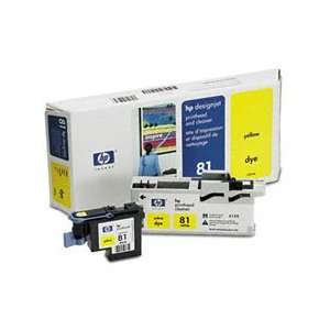   C4953A (HP81) Printhead & Cleaner, Yellow   HEWC4953A