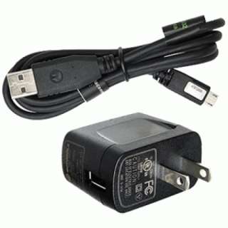  OEM MOTOROLA ATRIX 4G MB860 TRAVEL HOME WALL CHARGER MICRO USB CABLE