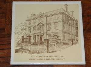 John Brown House 1786 Providence Rhode Island 6 Tile  