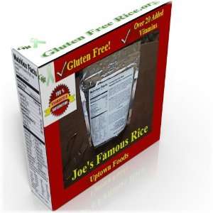 Joes Famous Rice, 16 Ounce Silver Bags (2 Pack)  Grocery 