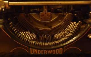 Nice Underwood Standard No. 5 Typewriter 1920s  