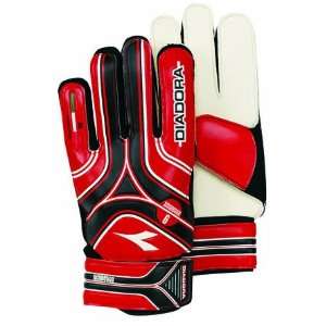  Diadora Scudetto Soccer Keeper Gloves   Red/Black/White 10 
