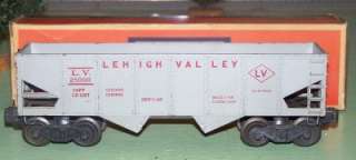 Lionel 6456 25 GRAY PAINTED Lehigh Valley hopper maroon lettering 