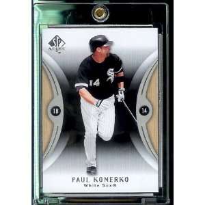 com 2007 Upper Deck SP Authentic # 61 Paul Konerko   White Sox   MLB 