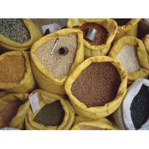 Spices for Sale, Kathmandu, Kathmandu Valley, Nepal, Asia Photographic 