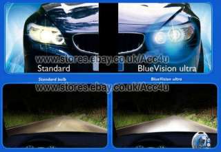 Philips Blue Vision Ultra H7 4000K Xenon Effect Car Headlight Headlamp 