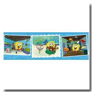  Spongebob Squarepants Postcards Wallpaper Border