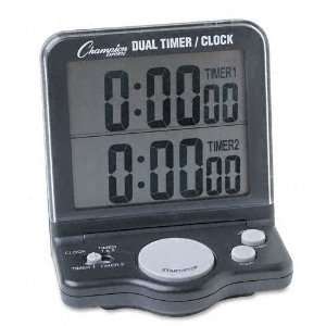  Champion Sports  Dual Timer/Clock with Jumbo 1 Display 