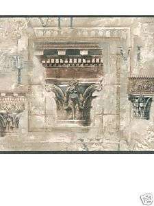 GREEK ARCHITECTURE COLUMNS WALLPAPER BORDER GY8747B  