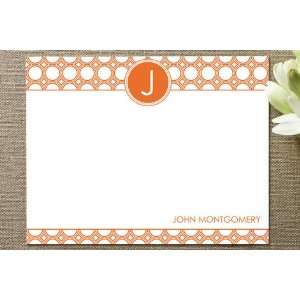  Mod Disc Monogram Personalized Stationery Health 