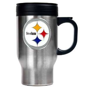  Pittsburgh Steelers Travel Mug with Free Form Team Emblem 