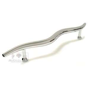  Nouveau swirl oversized door pull in polished chrome 18 3 