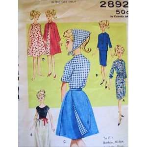   Teenage Wardrobe for Barbie Wrap Skirt, Suit, Coat, Dress, Prom Dress
