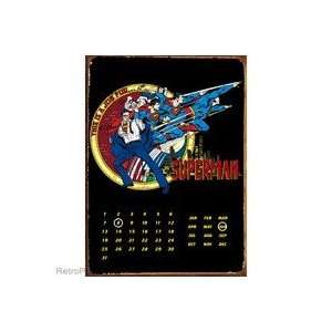  Superman Transforms Metal Perpetual Calendar