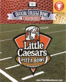   Caesars Pizza Bowl Patch Western Michigan Purdue 100% NCAA Authentic