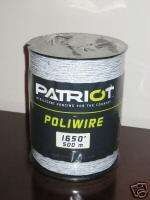 1650 Patriot electric fence polywire poliwire wire  