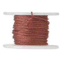 WINE .7MM FABRIC COVERED WIRE CRAFT WRAP 21 G GAUGE  