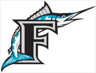 Florida Marlins #2 MLB Team Logo 7.5 x 5.75 decal NEW  