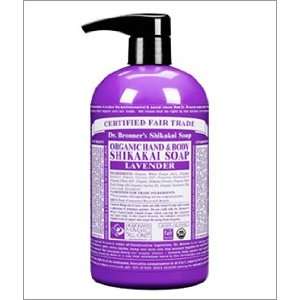   Dr. Bronners Magic Soaps Lavender Shikakai Body Soap, 24 oz Beauty