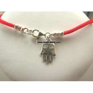  Silver Kabbalah Red String Bracelet Hamsa Hand Magen David 