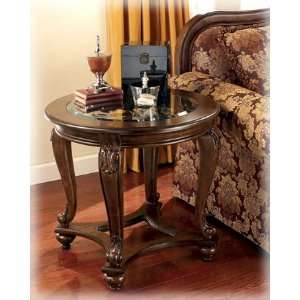  Traditional Dark Brown Norcastle End Table