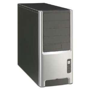   V2.0 USB HD Audio FAN System Cabinet   Black and Silver Electronics
