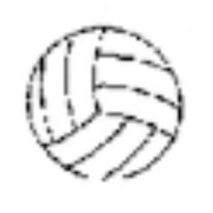  Design Stamp, Whimsical, Volleyball Arts, Crafts & Sewing