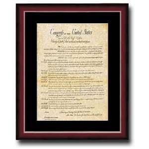  Bill of Rights Print and Frame for Law School University 